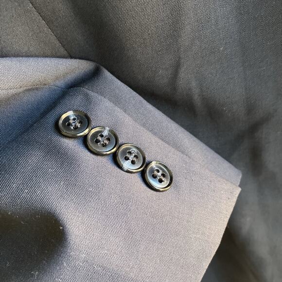 JOSEPH ABBOUD 100% Wool Navy Blue Sport Coat Suit Jacket Blazer 42S - Picture 12 of 12